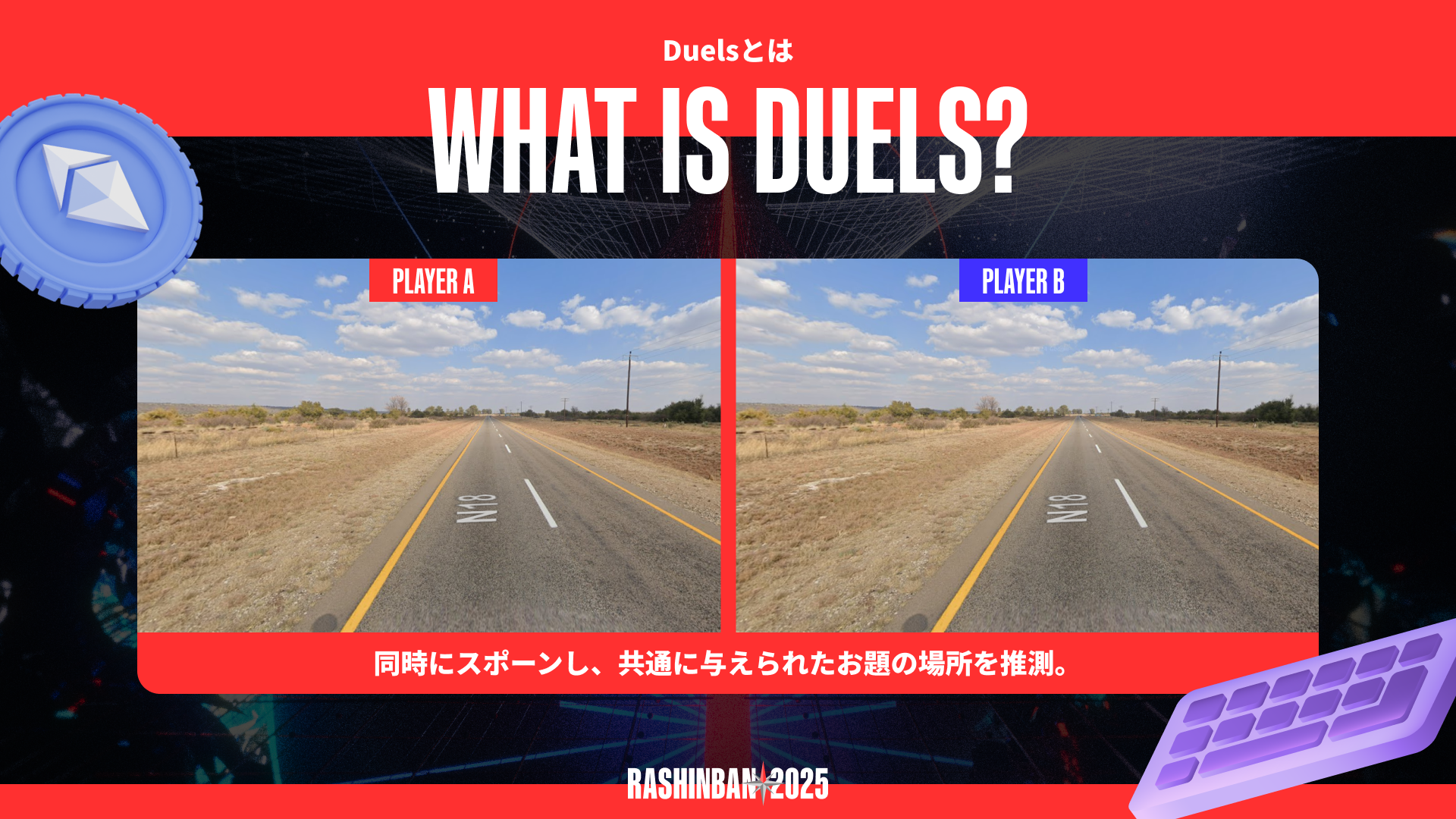 同時に同じ場所にスポーンして、与えられたお題をゲス